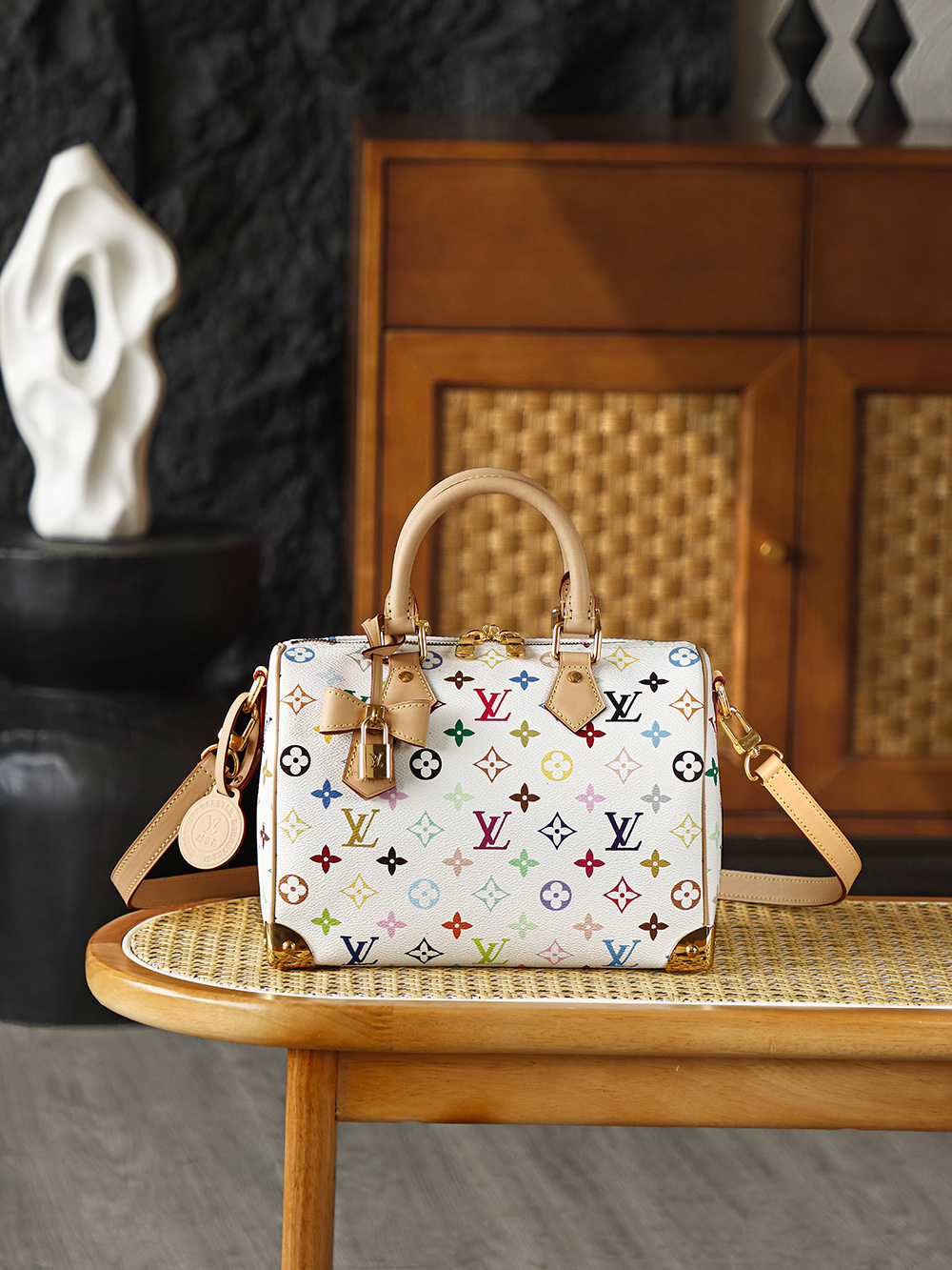 LV x TM Speedy Bandoulière 25 Other Monogram Canvas Bag - Top Quality - Image 1
