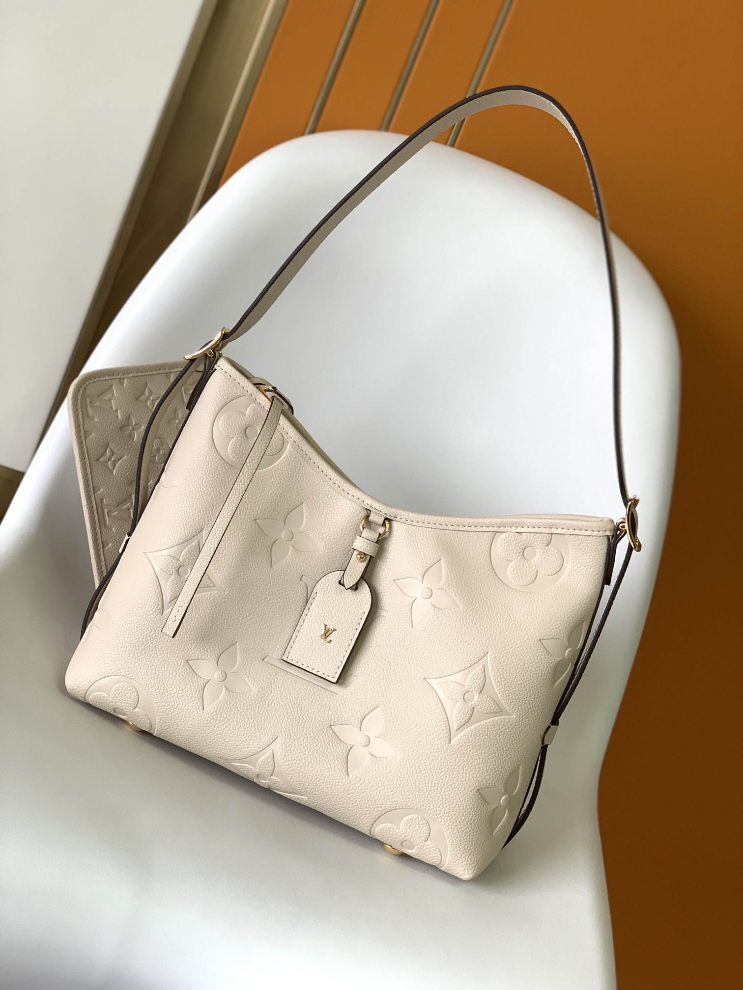 LV CarryAll PM Monogram Empreinte Leather Women Handbag 10A Mirror Version - Image 4