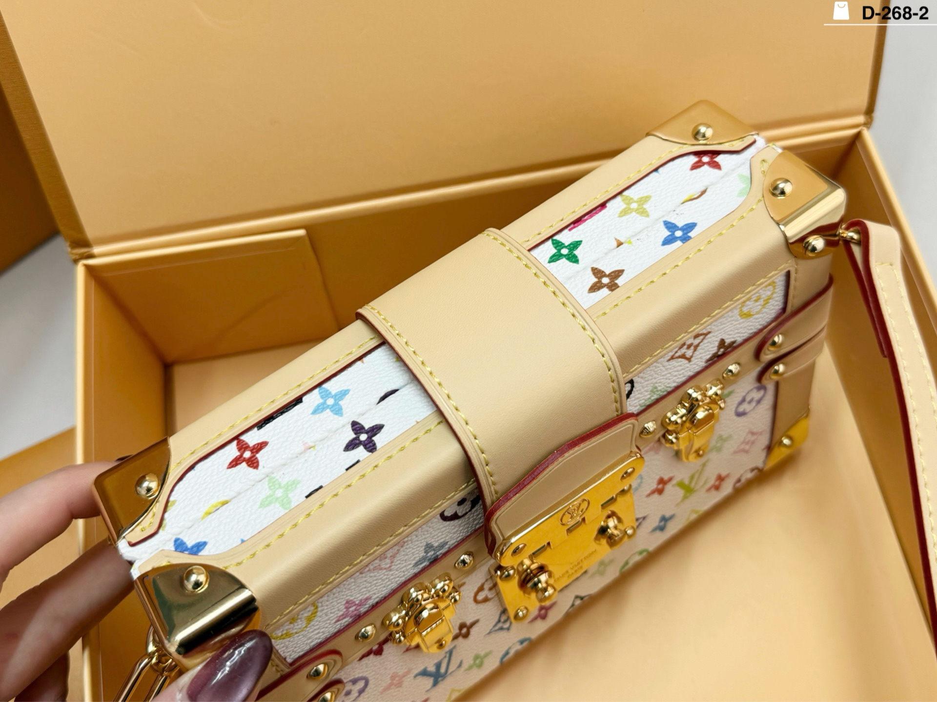 LV x TM Petite Malle Monogram Bag - Image 6