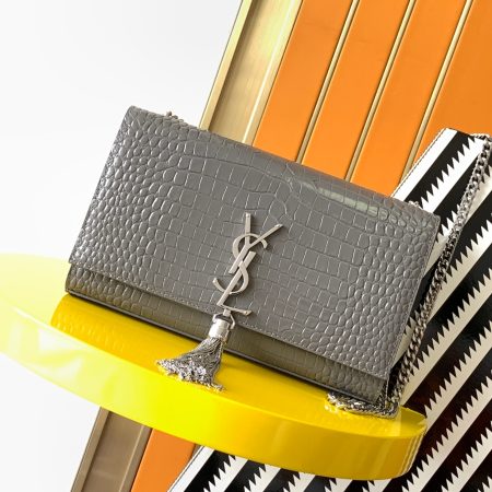 YSL Kate 24cm Crocodile Pattern Bag - Top Quality - Image 8