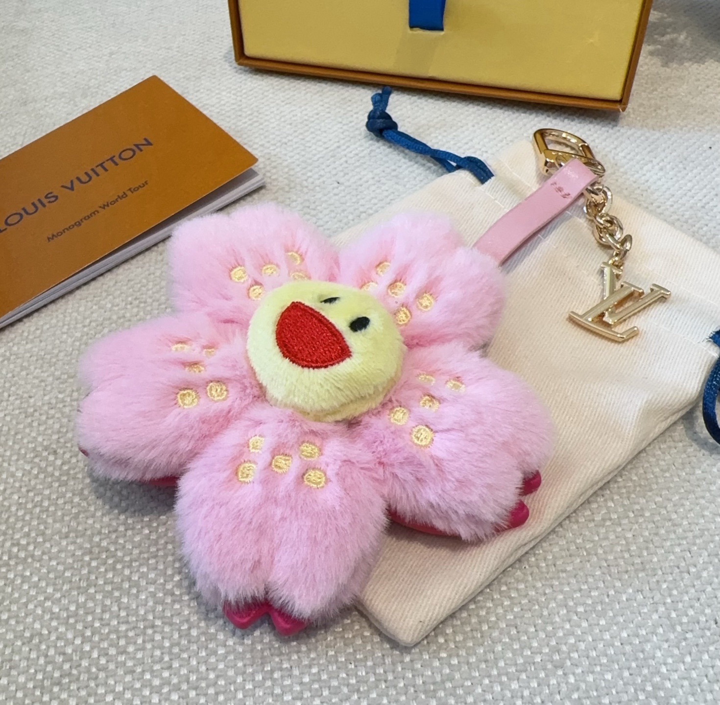 LV X TM Cherry Blossom Bag Charm - Image 7