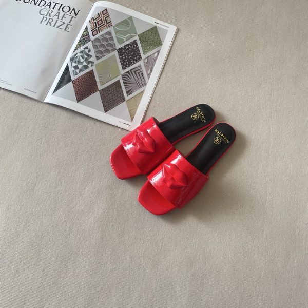 Balmain 26P Flat-Bottomed Slippers