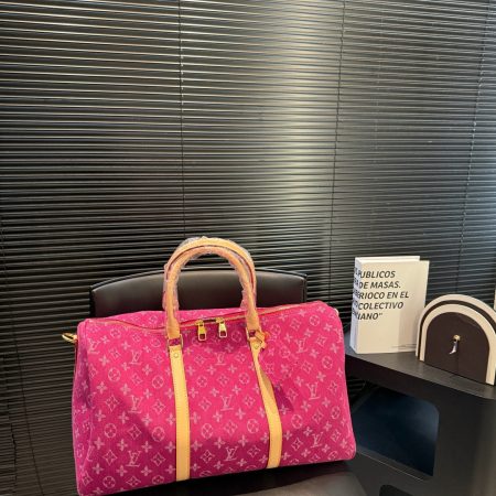 LV Keepall 45 Denim Travel Bag - Image 5