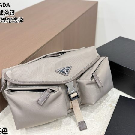 Prada Nylon Messenger Bag - Image 4
