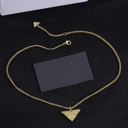 Prada triangle necklace - Image 1