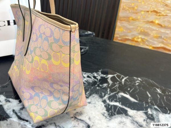 Coach Rainbow Tote Bag