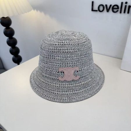 Céline Knitted Boater Hat - Image 4