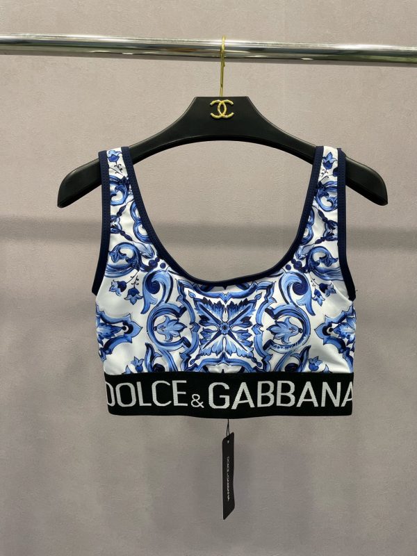 Dolce & Gabbana Majolica-print Jersey Leggings