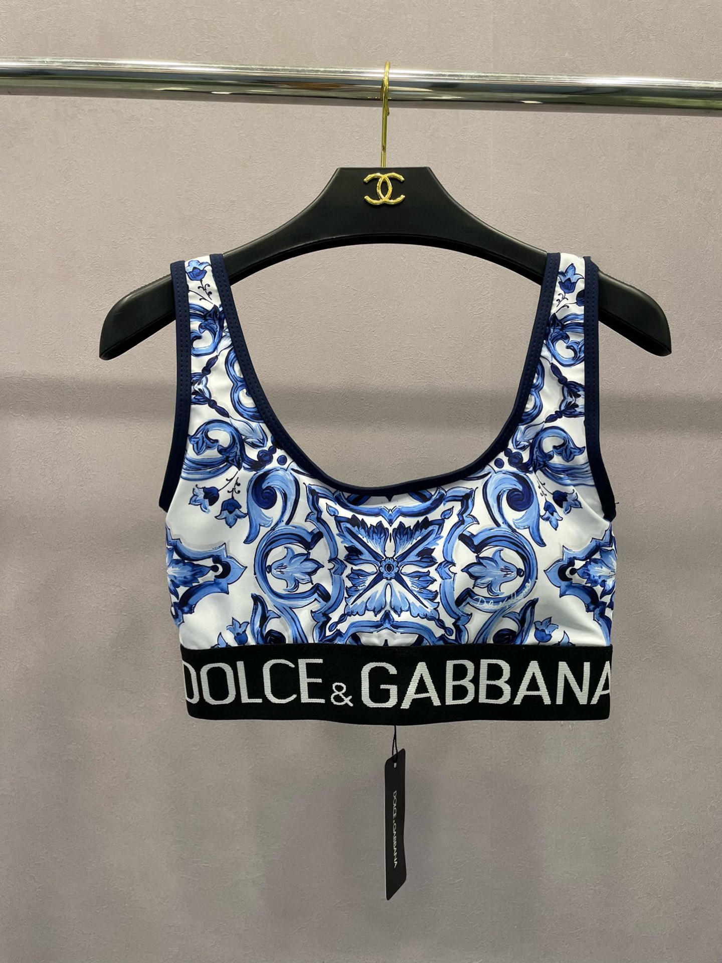Dolce & Gabbana Majolica-print Jersey Leggings - Image 2