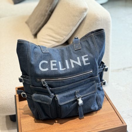 Celine Denim Tote Bag - Image 9