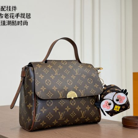 Lv Vintage Floral Handbag - Image 1