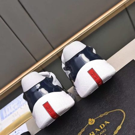 Prada Men Shoes Dark Blue - Image 6