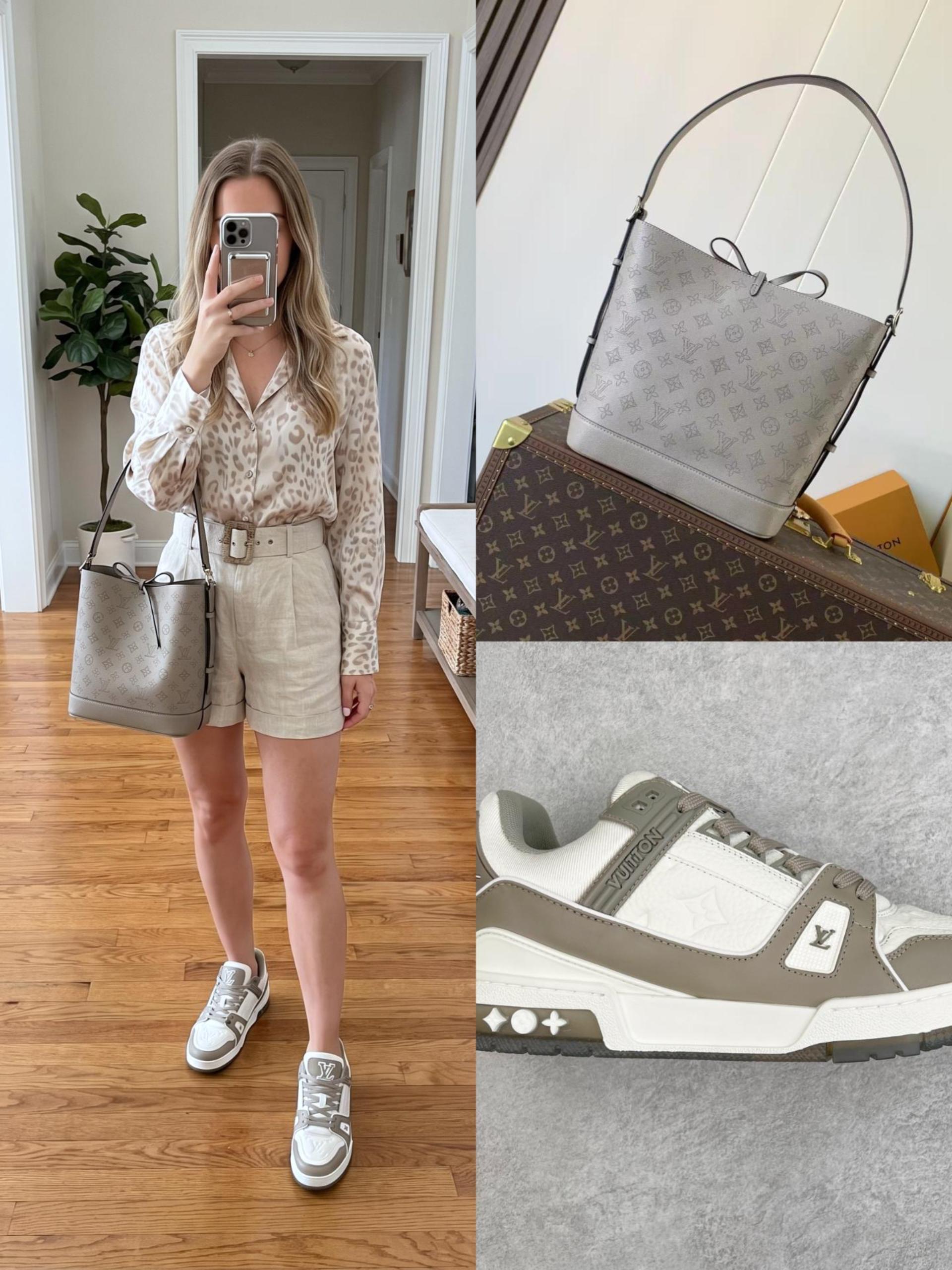 LV Shoes & Bag Set - Image 1