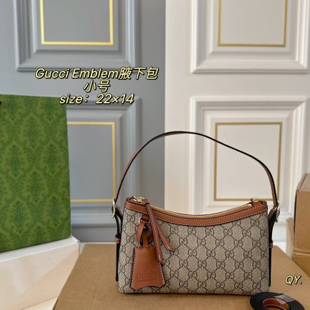 Gucci GG Emblem Small Shoulder Bag - Image 4