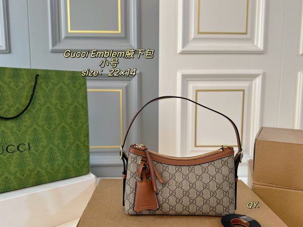 Gucci GG Emblem Small Shoulder Bag