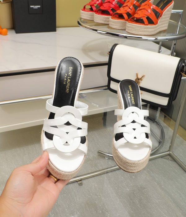 YSL Espadrille Wedge Sandals