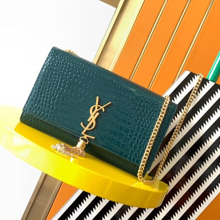 YSL Kate 24cm Crocodile Pattern Bag - Top Quality - Image 7