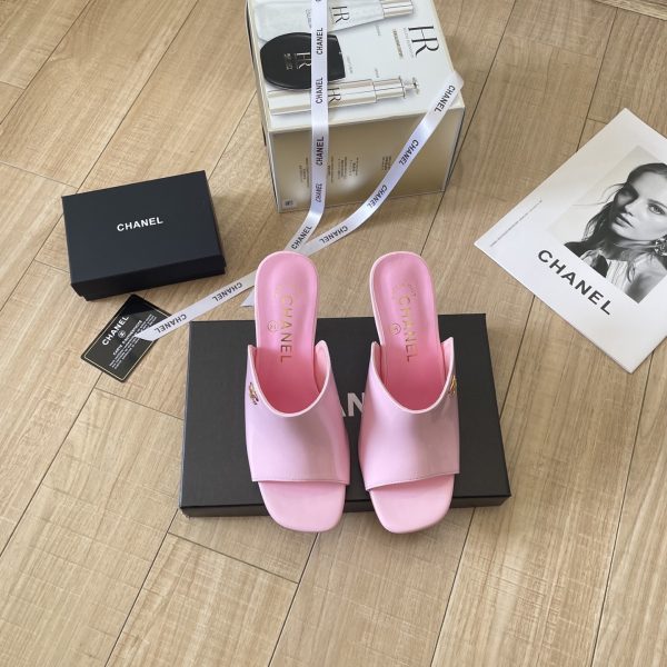 Chanel high-heeled sandals