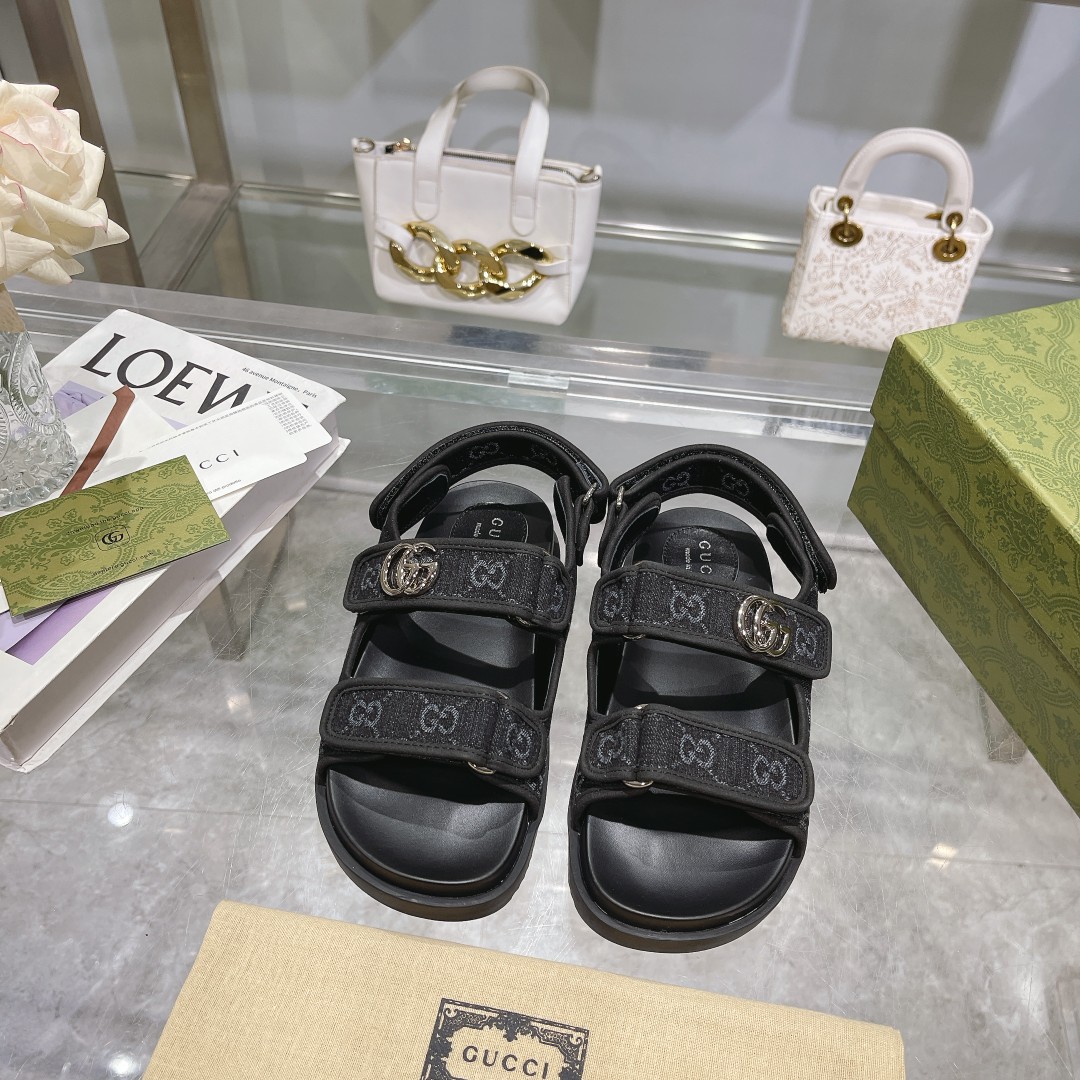 Gucci Double G Sandals - Image 3