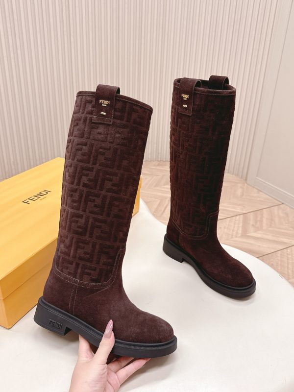 Fendi Filo Tall Suede Boots