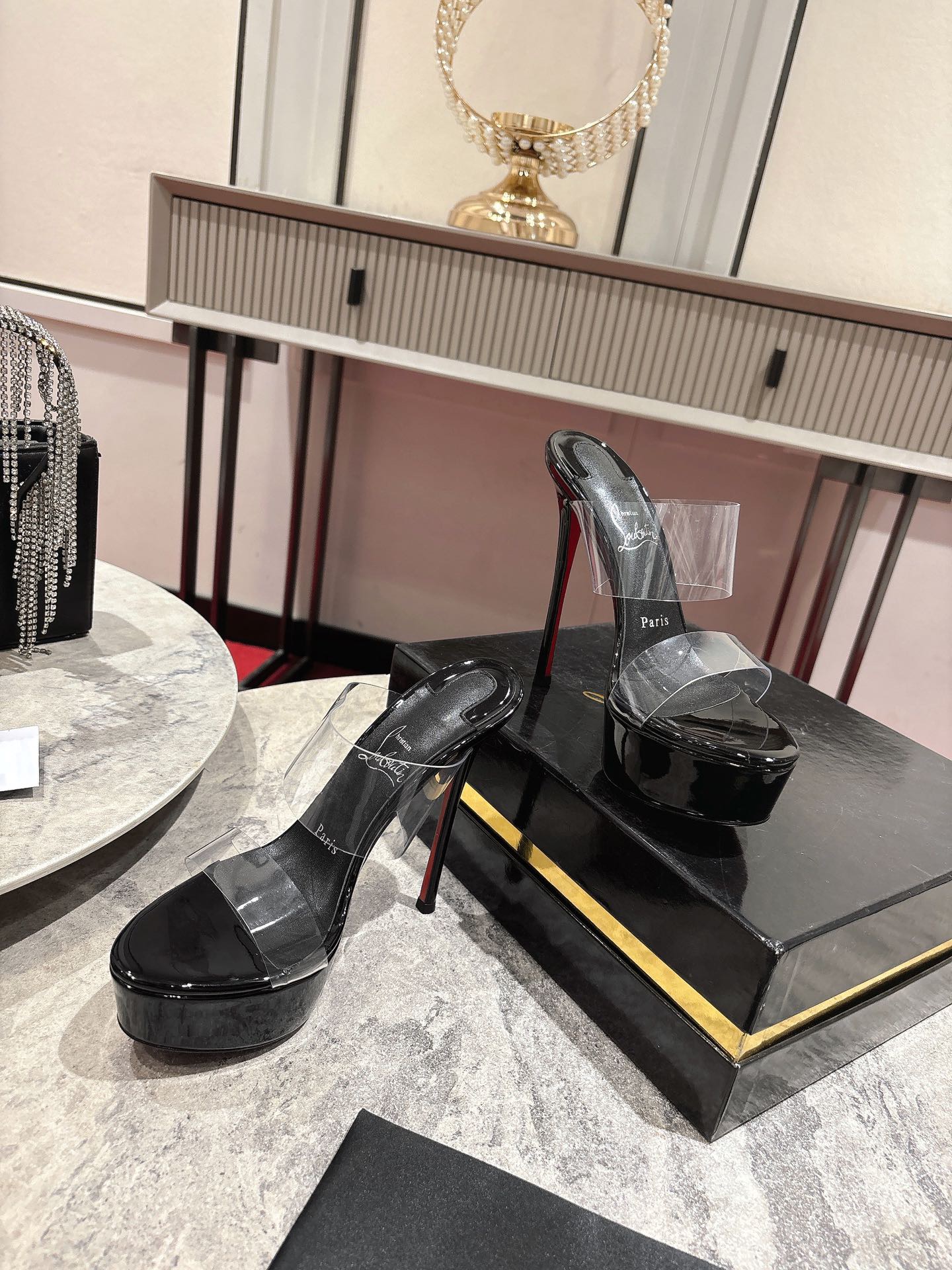 Christian Louboutin Just Nothing Alta - 150 mm Mules - Image 2