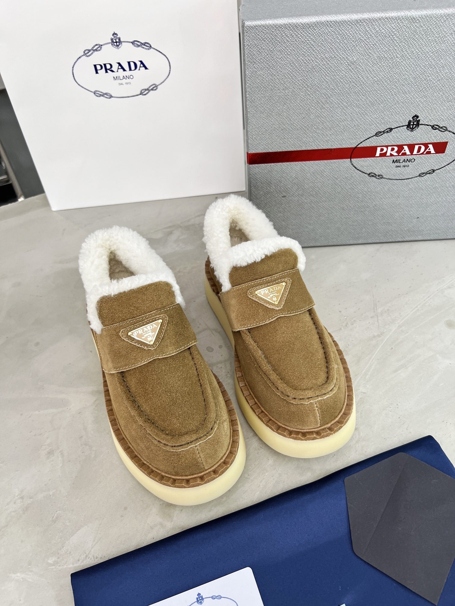 Prada Wool Shoes - Image 1