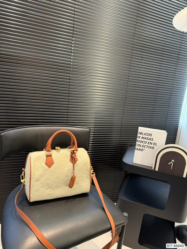 LV Embossed Pillow Bag