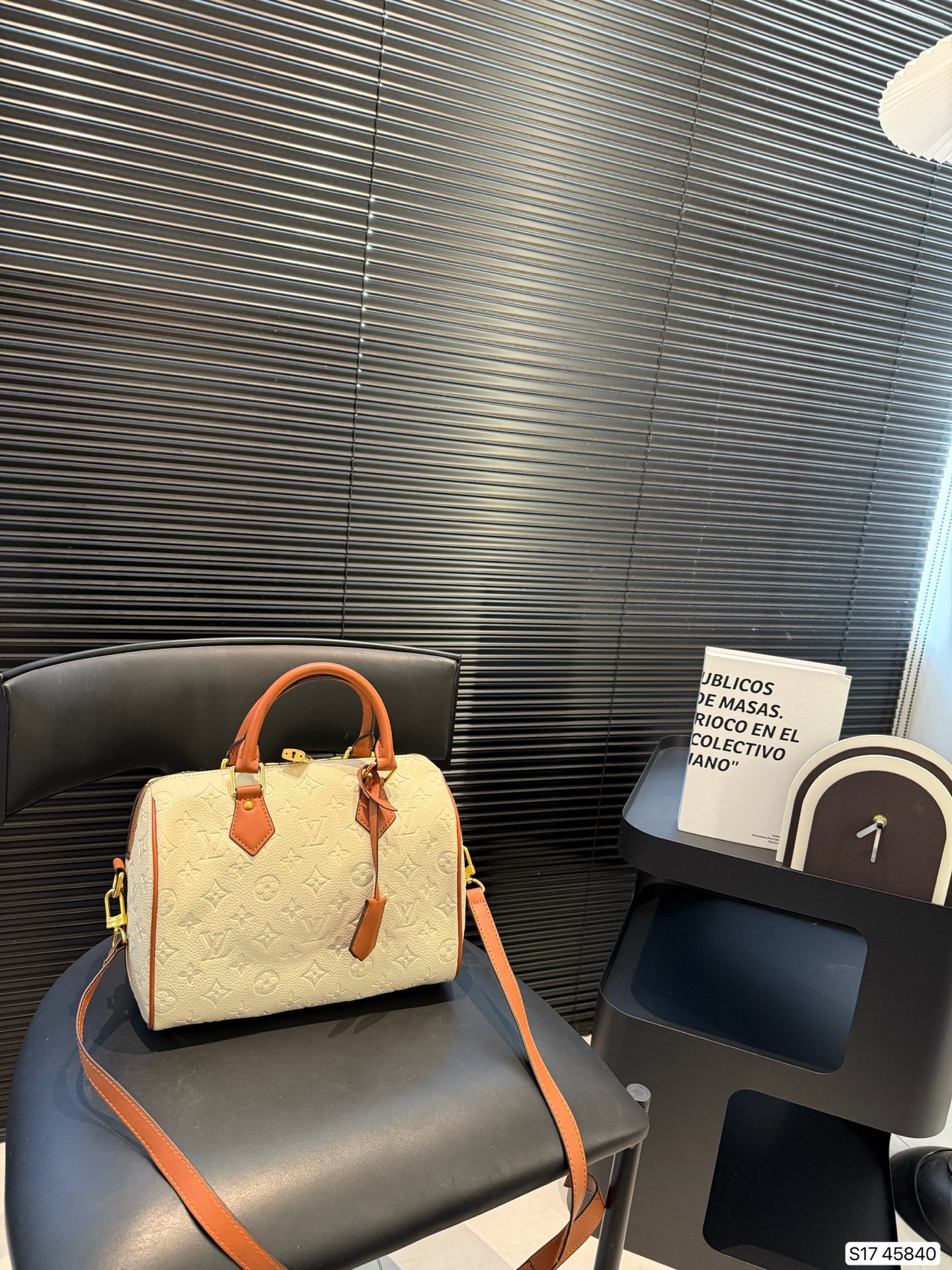 LV Embossed Pillow Bag - Image 1