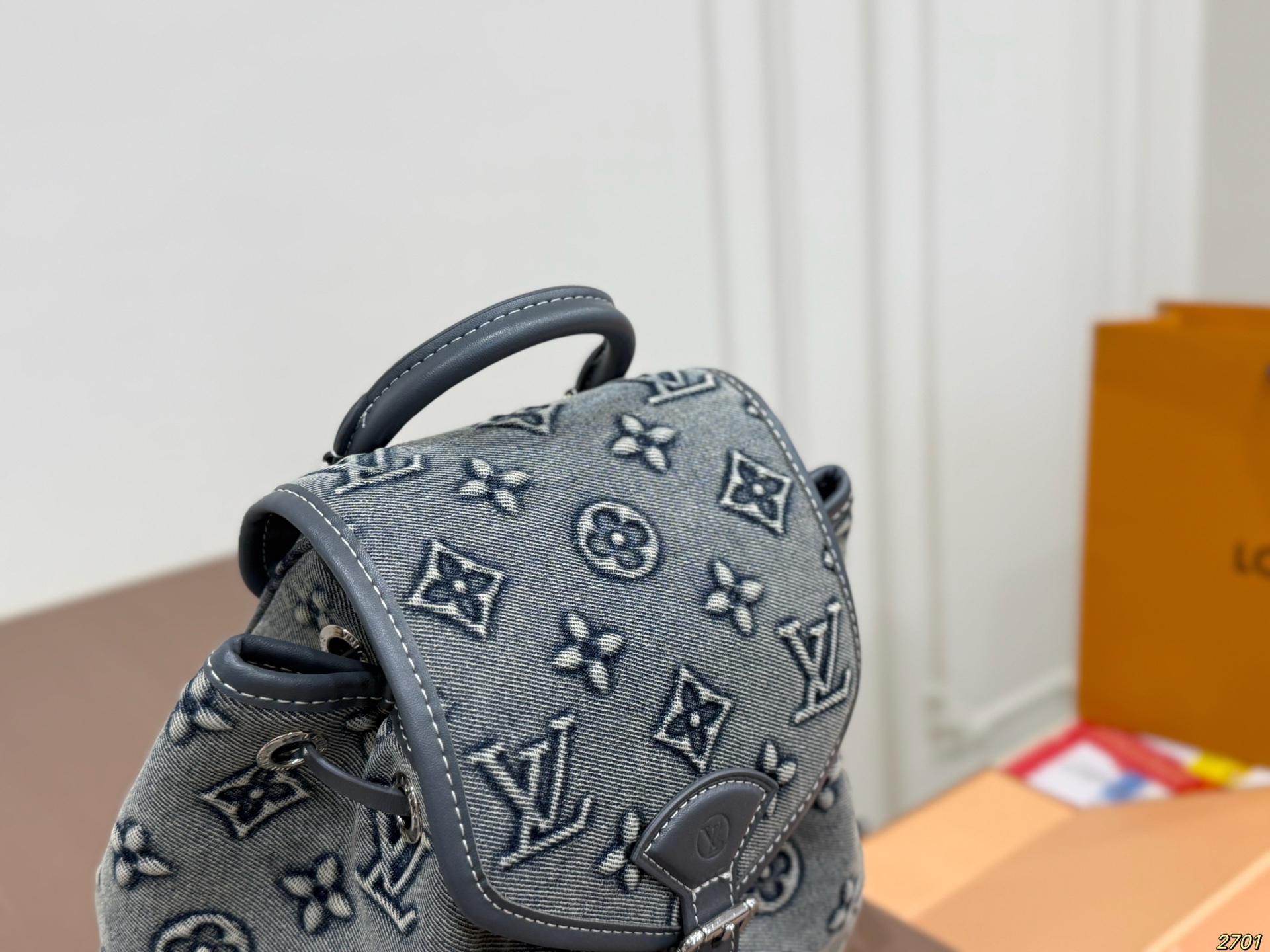 LV Denim Backpack - Image 3