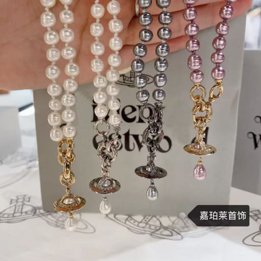 Baroque Pearl Necklace - Image 1