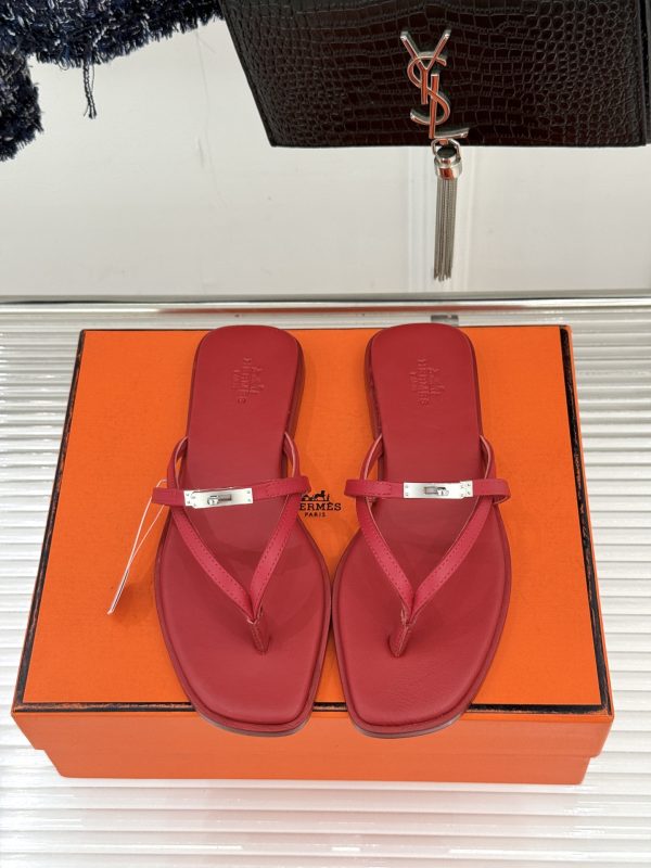 Hermès Kelly Buckle Flip-Flops