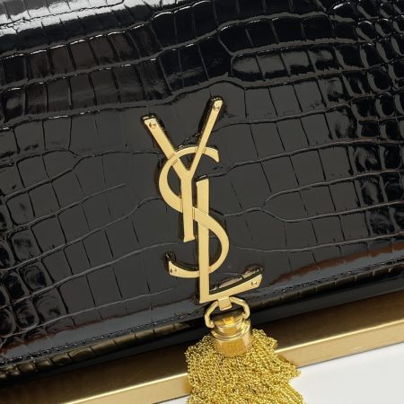YSL Kate 24cm Crocodile Pattern Bag - 10A - Image 11