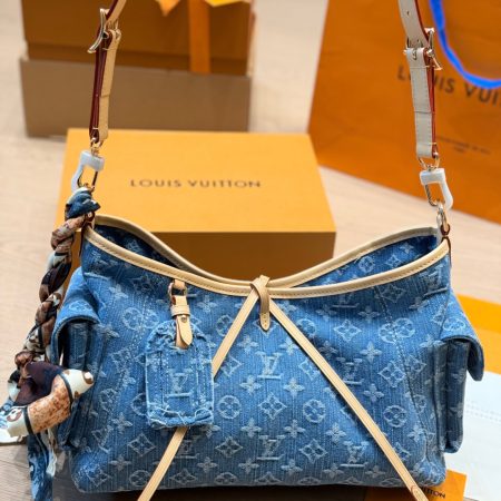 LV Carryall Cargo PM Monogram Denim Bag