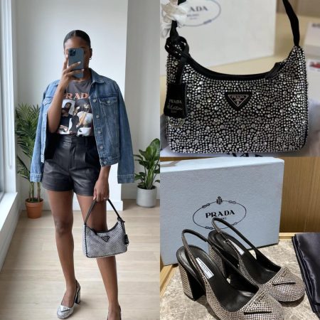 Prada Shoes & Bag Set