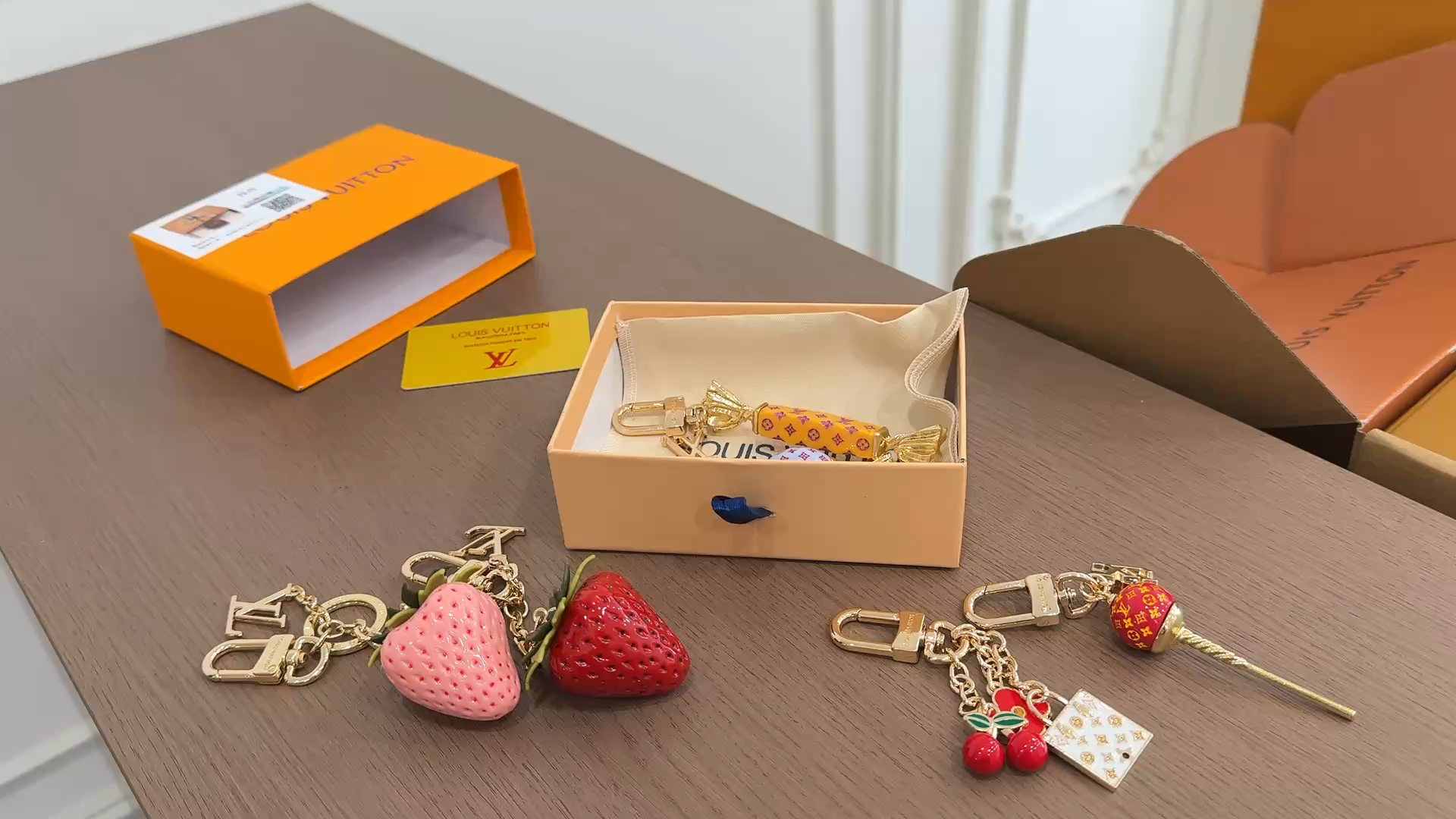 LV Cute Keychain Charm - Image 1