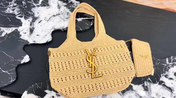 YSL Straw Bag