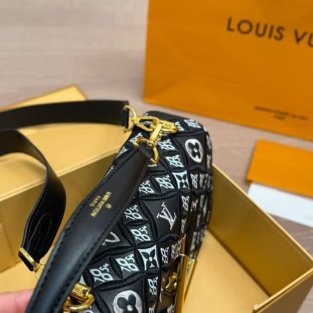 LV Calfskin Since 1854 Embroidered Twist MM - Image 9