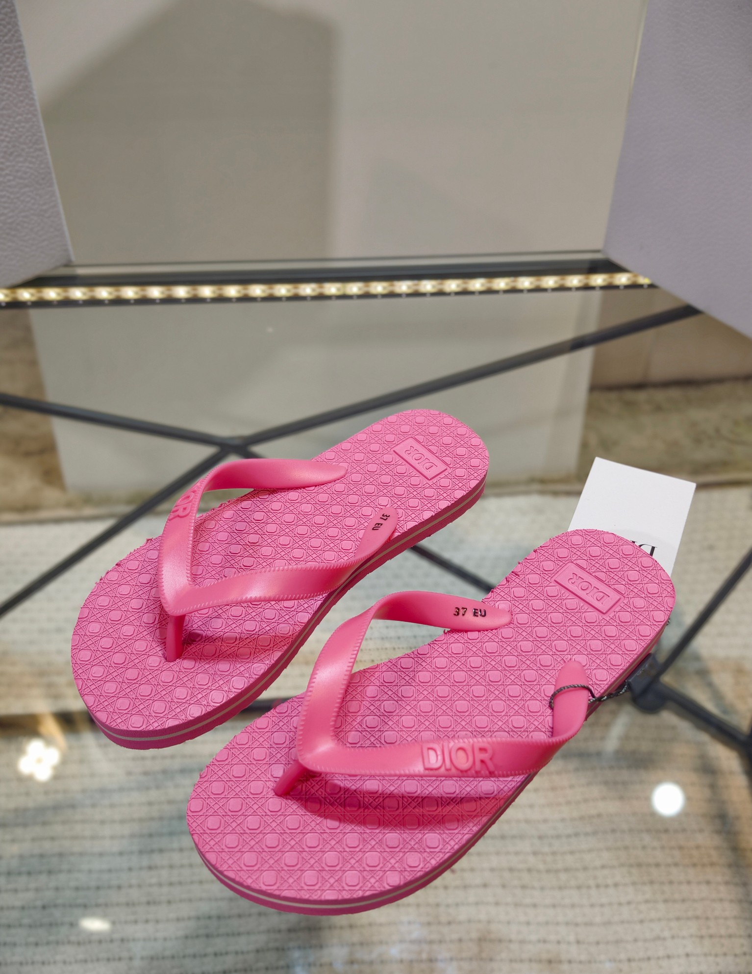 Dior SS26 Beach Flip-Flops - Image 1