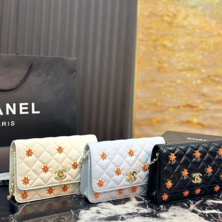 Chanel WOC Badge Chain Clutch