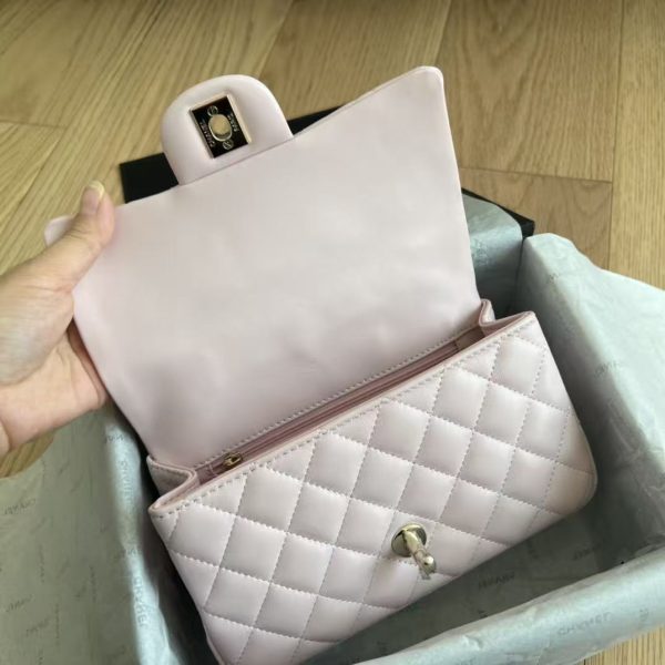 Chanel 23K CC Top Handle CF Mini Bag
