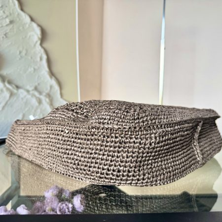 Miu Miu Raffia-effect Woven Shoulder Bag 10A - Image 8