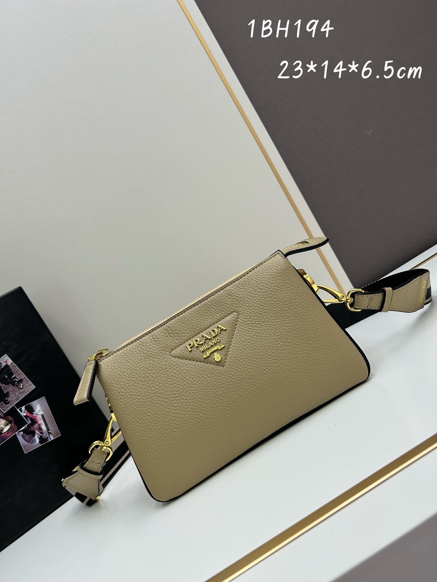 Prada black leather tote Bag - Image 5