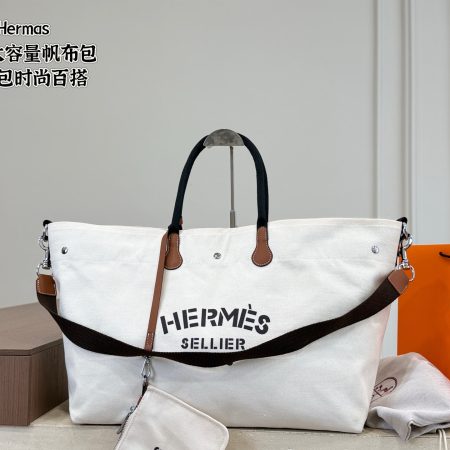 Hermas Canvas Tote Bag - Image 3