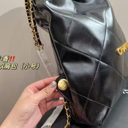 Chanel 23P Black Beaute Backpack 22 Mini Bag - Image 5