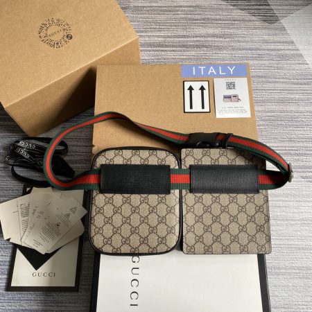 Gucci Belt Bag GG Supreme Web Waist Strap - Image 4