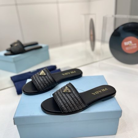 Prada Triangle-logo Sandals - Image 3