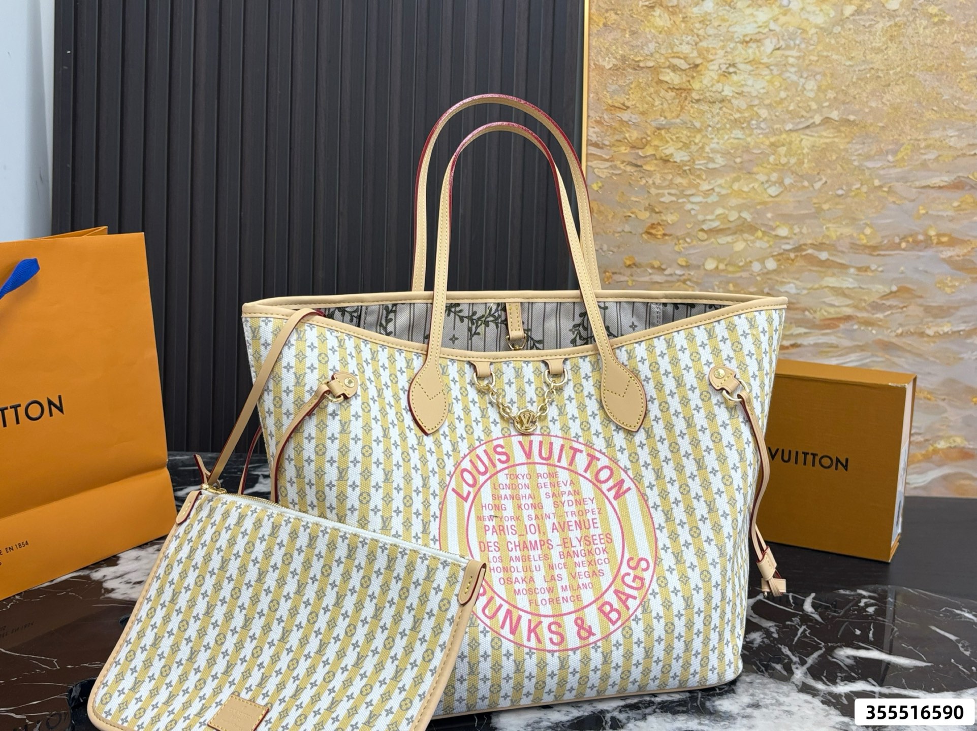 LV Neverfull Tote Bag - Image 3