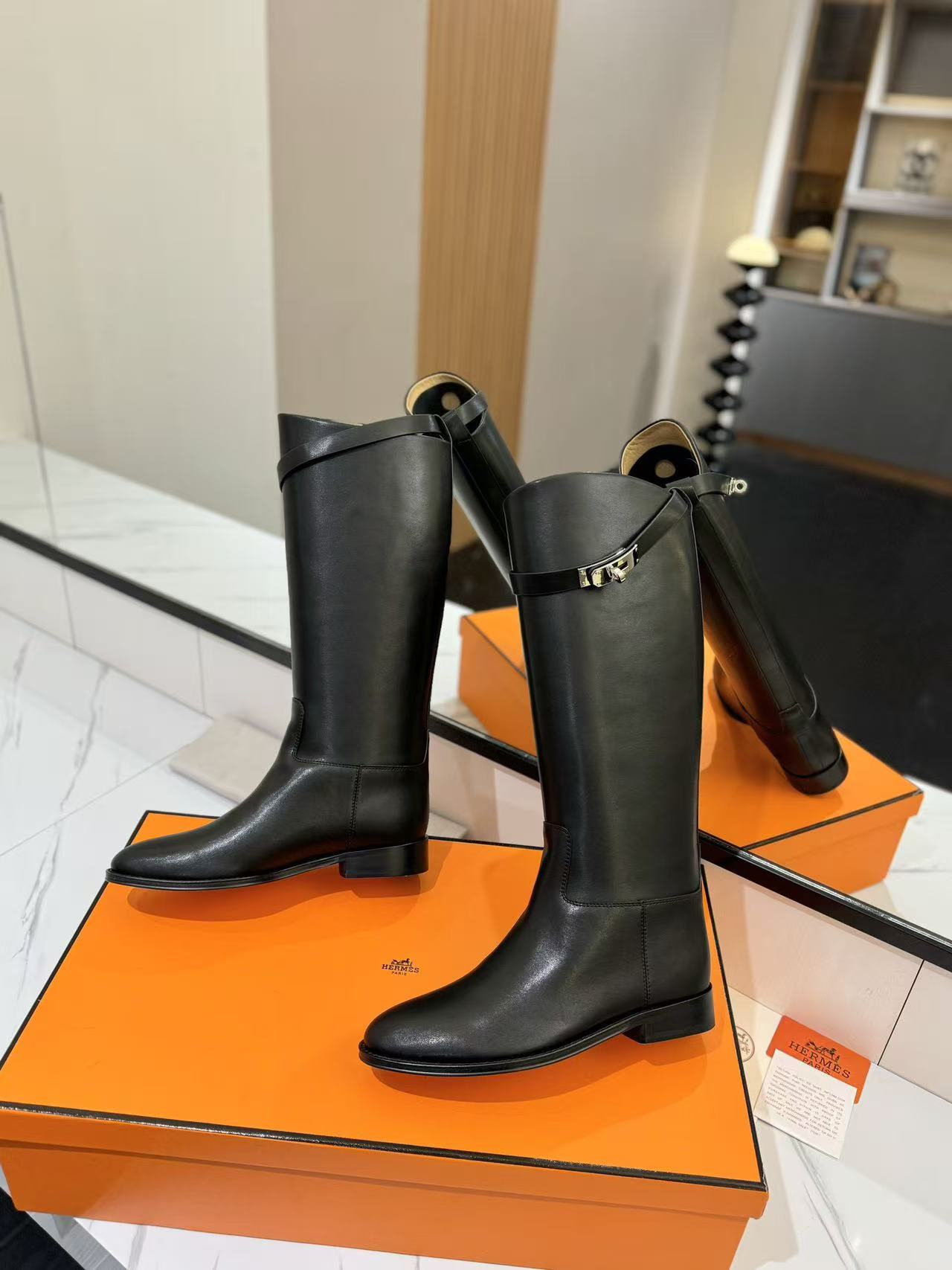 Hermès Kelly Jumng Rider Boots Top - Image 1