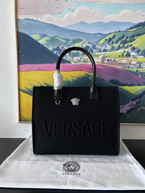 Versace Canvas Tote Bag