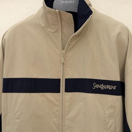 Saint Laurent YSL Jacket in Cotton in Beige - Image 2